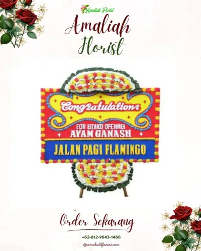 Bunga Papan Congratulation di Meras